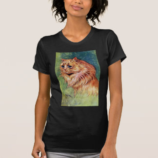 T-shirt Chat de confiture d'oranges avec des yeux bleus