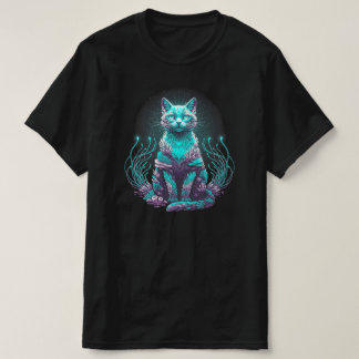 T-shirt Chat de corail mystique | NOIR SEULEMENT