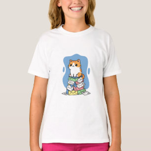 T-shirt Chat de courriel mignon pour les enfants
