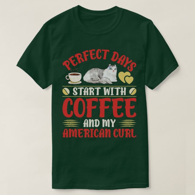 T-shirt Chat de curling américain (Design devant)