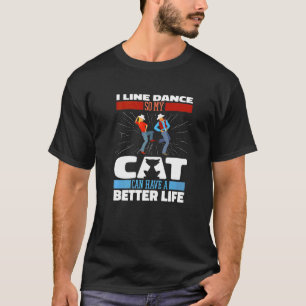 T-shirt Chat de danse en ligne Musique country Danseur Dan