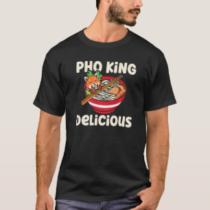 T-shirt Chat de délicieuse soupe Pho King
