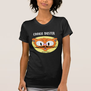 T-shirt Chat de dessin animé humoristique avec moustache C