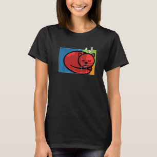 T-shirt Chat de Fibonacci ou nombre d'or et spirale ou Fib
