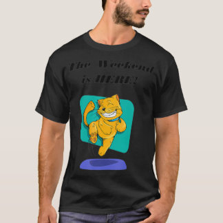 T-shirt Chat de fin de semaine cité