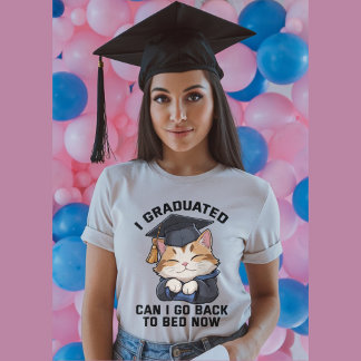 T-shirt Chat de fin d'études