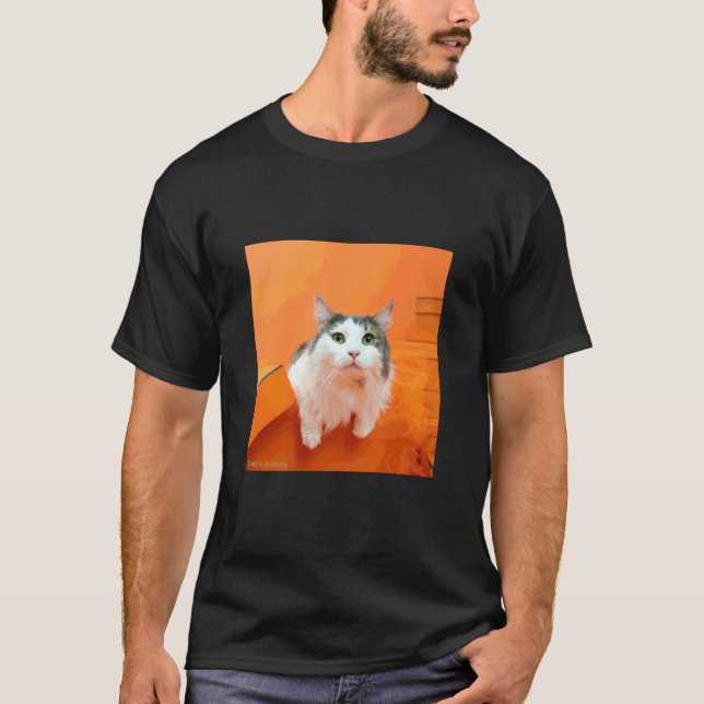 T-shirt chat de forêt norvégienne cat_001 (Devant)