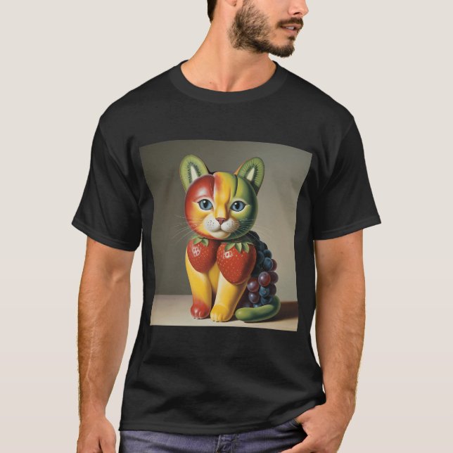 T-shirt Chat de fruit (Devant)