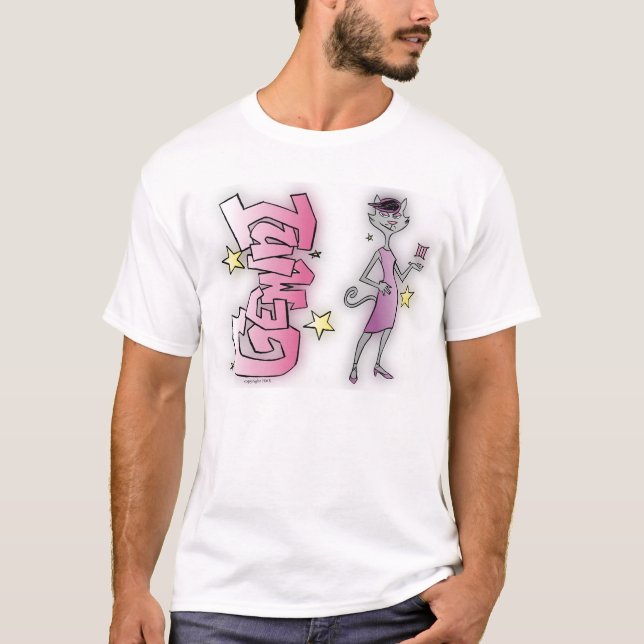 T-shirt Chat de Gémeaux (Devant)