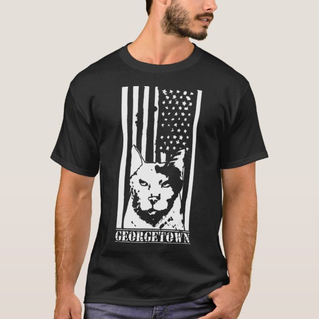 T-shirt Chat de Georgetown (Devant)