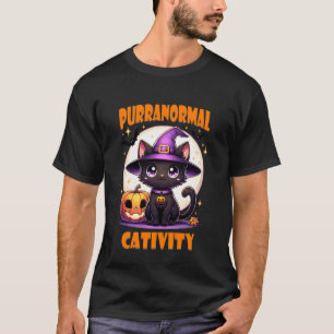 T-shirt Chat de Halloween surnaturel Kitty Cat Chaton Wi