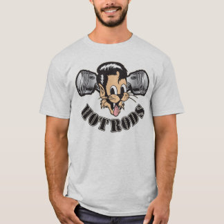 T-shirt Chat de hot rod