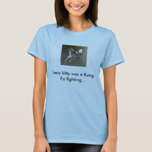 T-shirt Chat de Kung Fu