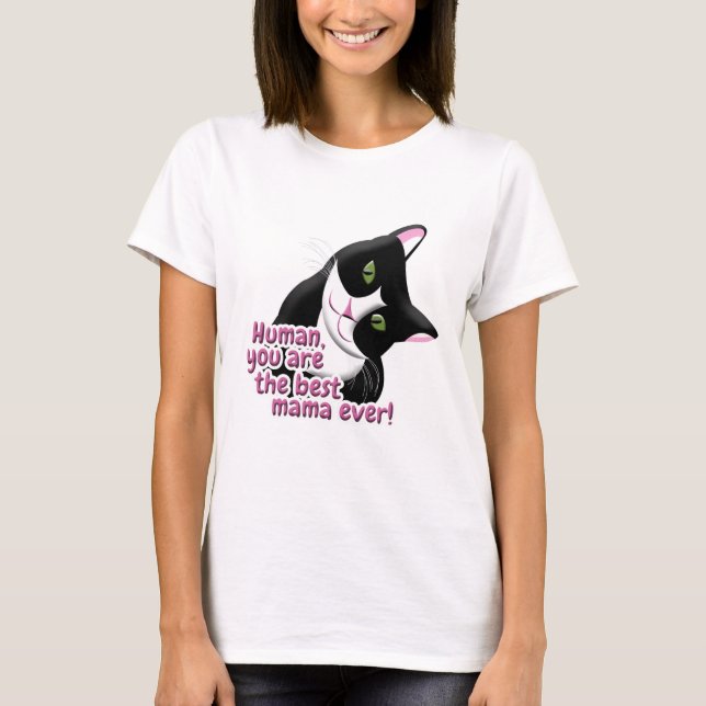 T-shirt Chat de la Fête des Mères (Devant)