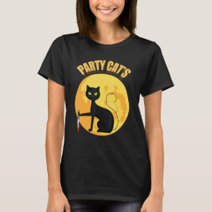 T-shirt Chat de la fête d'Halloween pour les femmes
