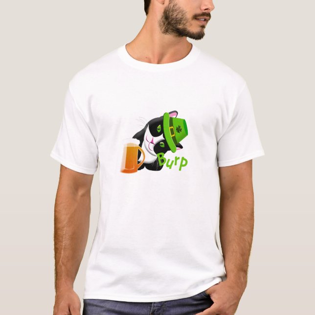 T-shirt Chat de la Saint Patrick (Devant)