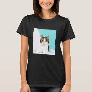 T-shirt chat de l'american curl_001