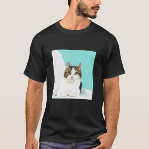 T-shirt chat de l'american curl_001