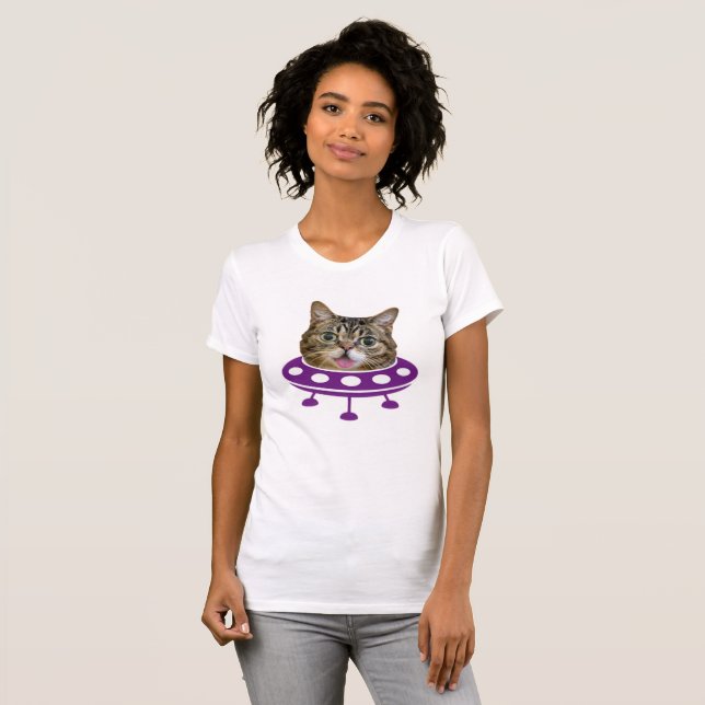 T-Shirt Chat de l'Espace (Devant entier)