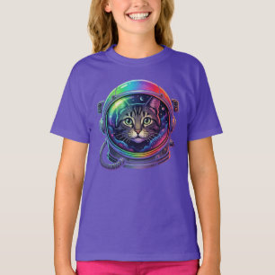 T-shirt Chat de l'espace