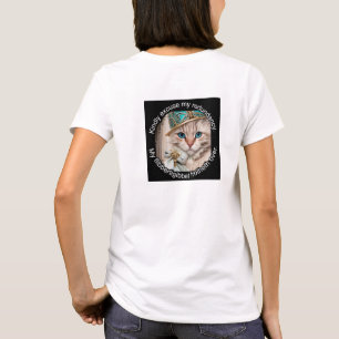T-shirt Chat de luxe italien : Willow