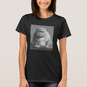 T-shirt chat de mauvaise humeur, chat drôle