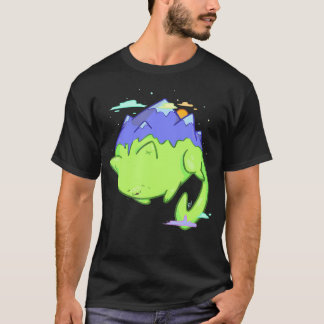 T-shirt Chat de montagne Anime Kawaii