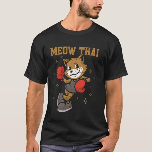 T-shirt Chat de Muay Thai (Devant)
