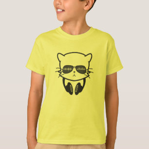 T-shirt Chat de musique
