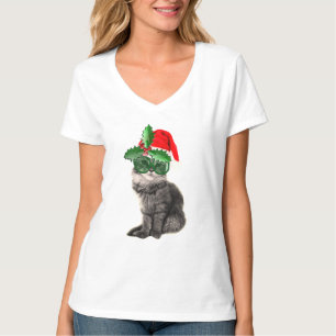 T-shirt Chat de Noël