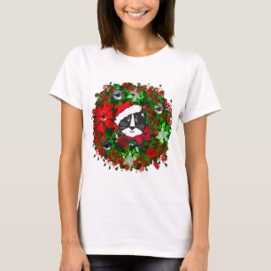 T-shirt Chat de Noël
