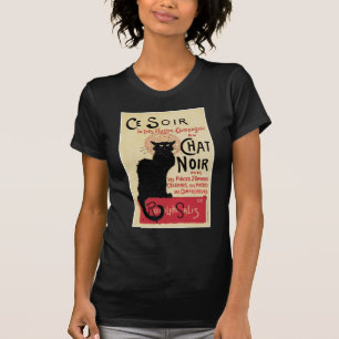 T-shirt Chat de Noir~Black de conversation