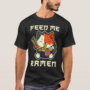 T-shirt Chat de nouilles Ramen japonaises