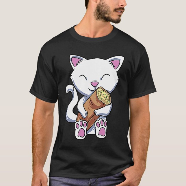 T-shirt Chat de pain à l'ail (Devant)