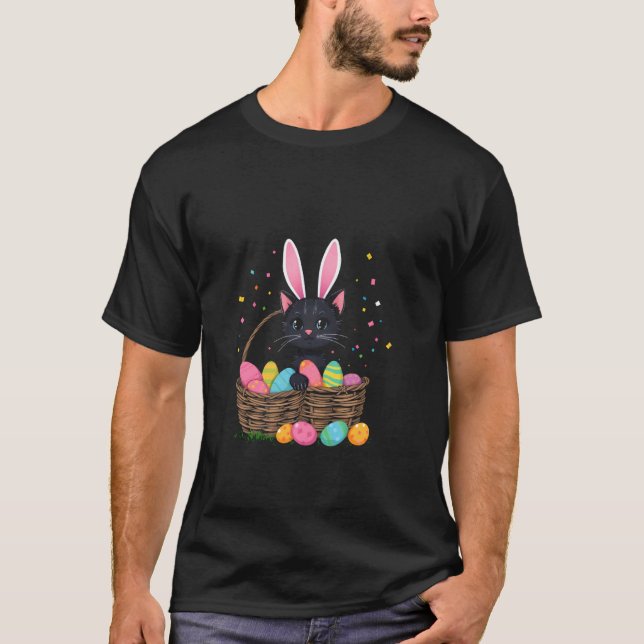 T-shirt Chat de Pâques Pâques (Devant)
