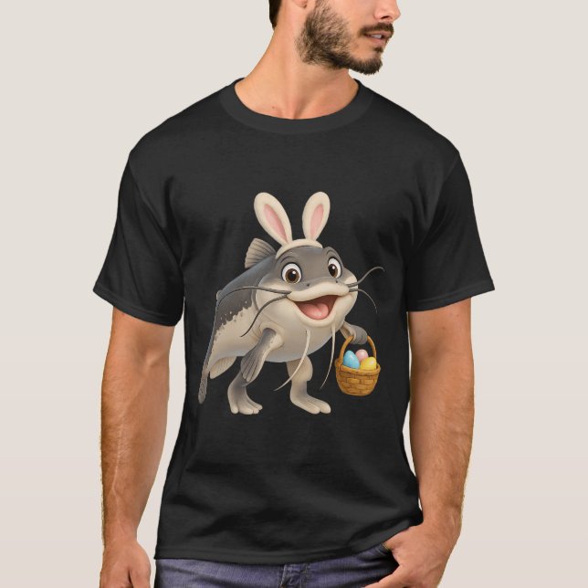 T-shirt Chat de Pâques qui marche 2 (Devant)