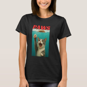 T-shirt Chat de parodie PAWS Souris Chat humoristique Chas