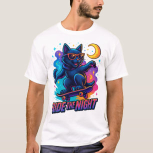 T-shirt Chat de Patinage cool - Style urbain