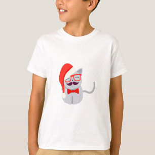 T-shirt Chat de Père Noël