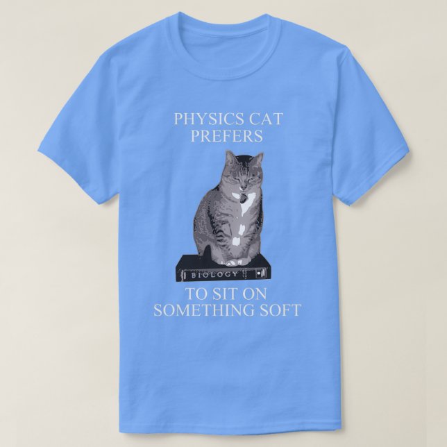 T-shirt Chat de physique (Design devant)