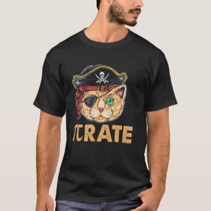 T-shirt Chat de pirate de Pi Rate drôle amateurs de maths