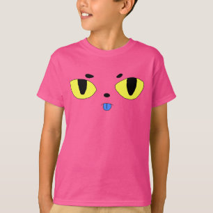 T-shirt Chat de poche Alien Pocket Pink Cartoon Chat