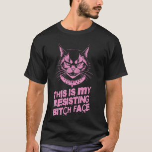 T-shirt Chat de résistance à la protestation politique
