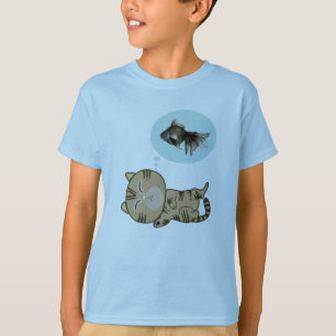 T-shirt Chat de rêve