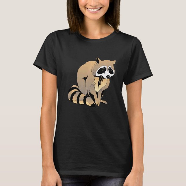T-shirt Chat de rue Raton laveur 9 (Devant)