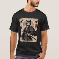 Chat de samouraï guerrier Art japonais Chat Ukiyo
