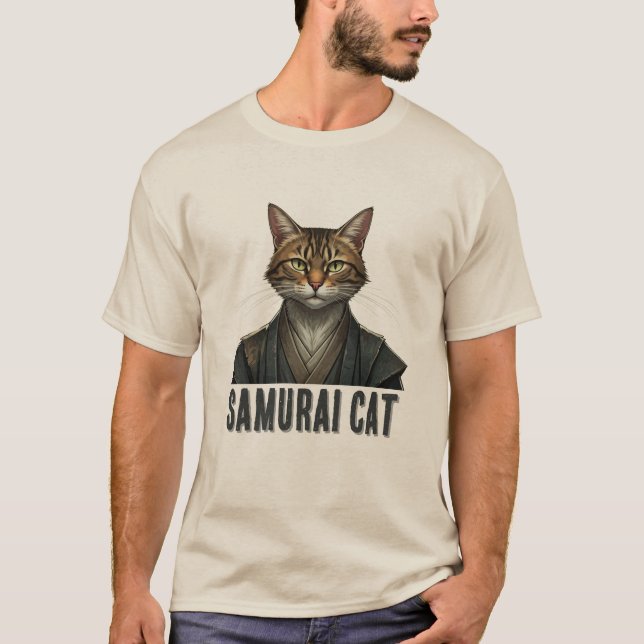 T-shirt Chat de Samurai (Devant)