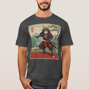 T-shirt Chat de Samurai