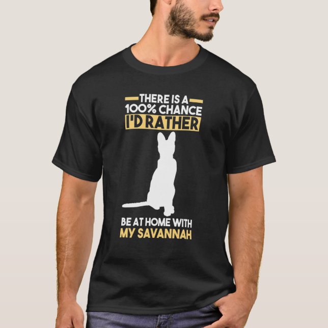 T-shirt Chat de Savannah (Devant)