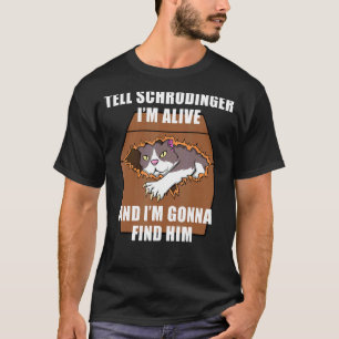 T-shirt Chat de Schrödinger Mort & Vif Étudiant Physique